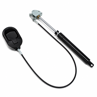 Vérin à gaz cylindrique réglable et verrouillable en acier pour mobilier de jardin, chaise, lit d'hôpital, capacité de charge de 25 lb