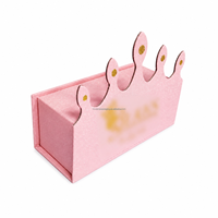 Boîte cadeau personnalisée Kexin en forme de couronne avec paillettes pour parfums, cosmétiques et bijoux