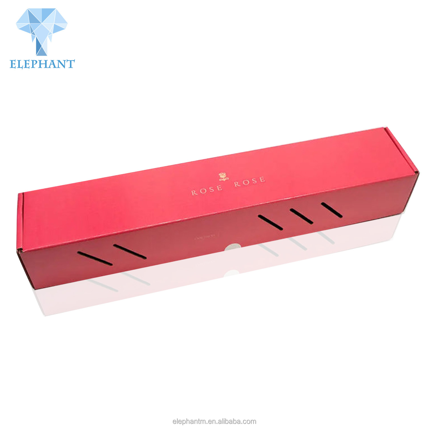 Custom Folding Long Roses Flower Gift Box Set Insert Paper Box For Packaging