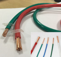 Cable THHN/THWN/THWN, Cable Eléctrico con Aislamiento de PVC y Revestimiento de Nailon, Cable de Construcción de Cobre THW, Cable de Calibre 12, Precio del Cable