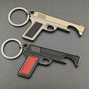 <span class=keywords><strong>Décapsuleur</strong></span> de bouteille en forme de <span class=keywords><strong>pistolet</strong></span>, porte-clés en métal, mini <span class=keywords><strong>décapsuleur</strong></span> de bière avec porte-clés, accessoire de porte-clés personnalisé en forme de <span class=keywords><strong>pistolet</strong></span> - Product Image 1