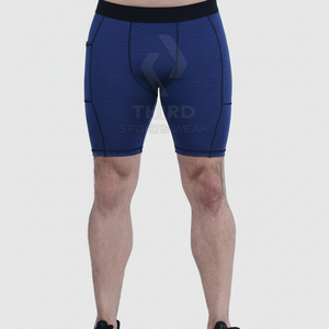 Shorts de compression pour hommes avec logo personnalisé en gros Shorts de compression d'entraînement les plus vendus à vendre - Product Image 1