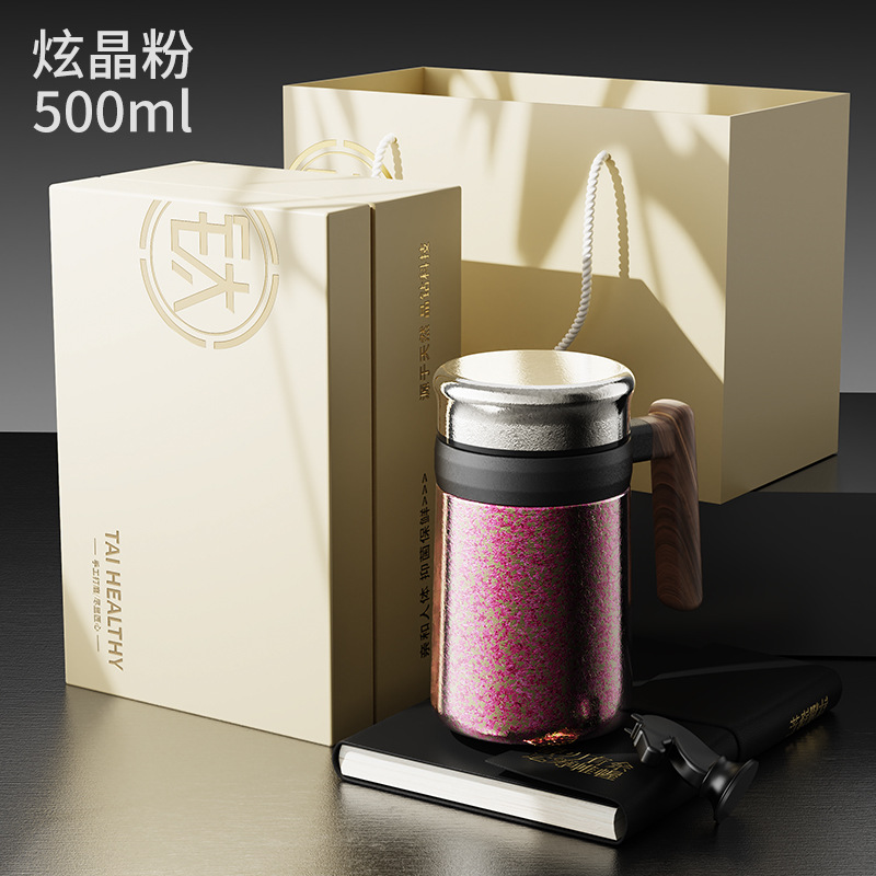 Coffret cadeau rose cristal