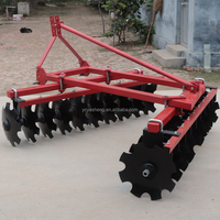 Grada de Discos de Alta Calidad y Gran Resistencia para Tractor, Montada en Tres Puntos, 40-70 CV, Diésel, con Rodamientos y Engranajes