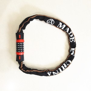 Antivol de chaîne de vélo de 90 cm avec code à combinaison pour vélo électrique, moto et sécurité de portail - Product Image 2
