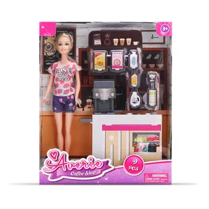 2024 New factory direct wholesale doll children dress up game vending machine theme toys