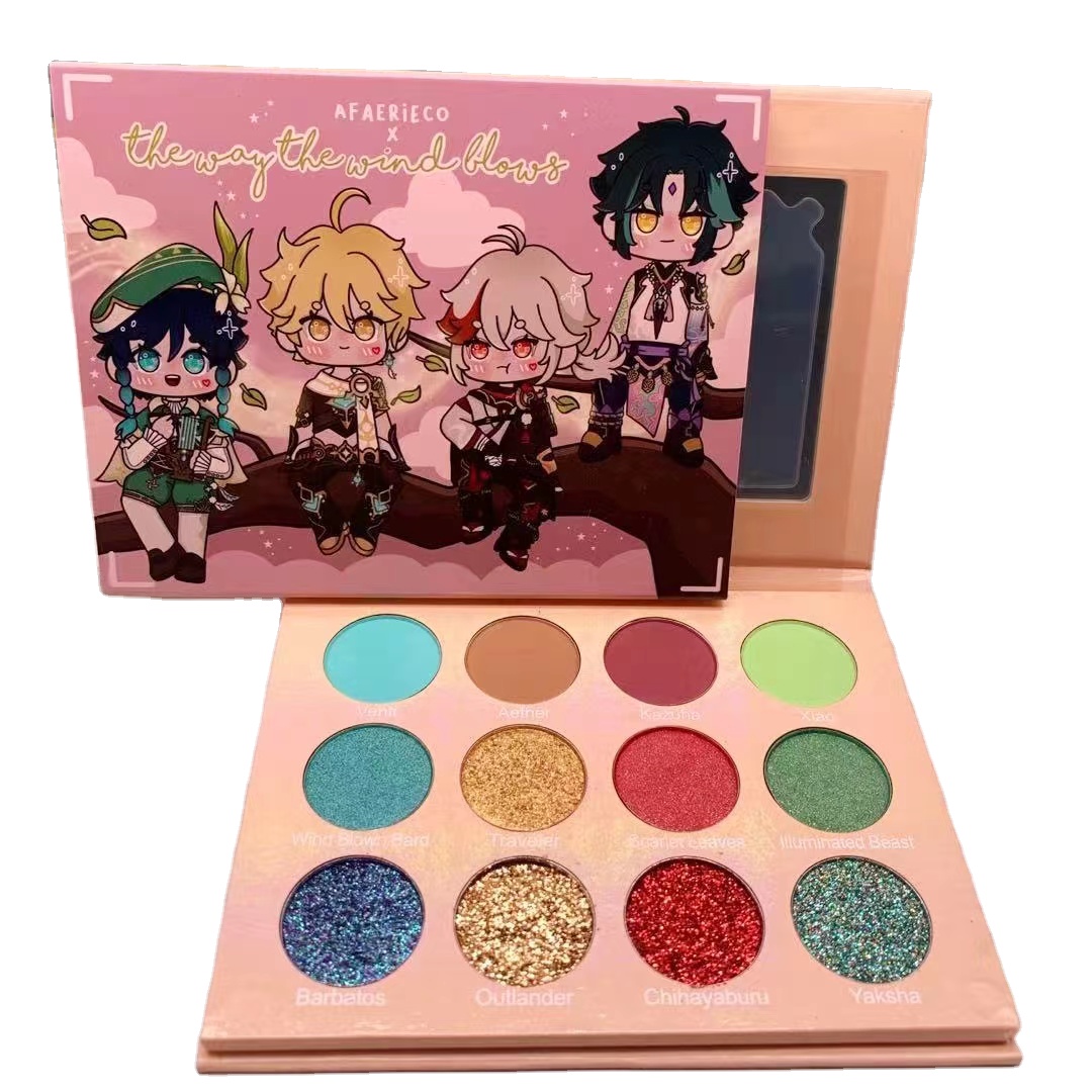 Индивидуальная торговая марка, высокие пигментированные тени для век, оптовая продажа, Сделайте свою собственную палитру теней для век, сделай сам, палитра теней для век