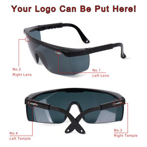 Occhiali di Sicurezza Antigraffio Protezione Occhi Logo Personalizzato Occhiali Protettivi Industriali Ansi Z87.1 Occhiali di Sicurezza per Lavoro - Product Image 2