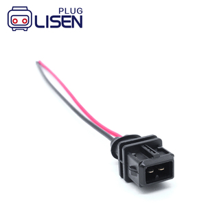 106462-1 AMP 2 Yollu Erkek Junior Zamanlayıcılı Fiş EV1 Yakıt Enjektörü Konnektör Pigtail - Product Image 3