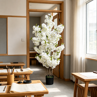 Nordische Hochzeitsdekoration & Zubehör Lebensechter Künstlicher Kirschblütenbaum Künstliche Sakura-Blumen Innenraum Blumenarrangements