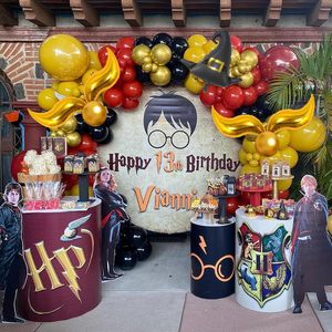 Décorations de fête sur le thème de l'école de magie personnalisées, kit de guirlande de ballons <span class=keywords><strong>Harry</strong></span> Magic Fall, arche de ballons pour les fournitures de fête sur le thème des anniversaires - Product Image 2