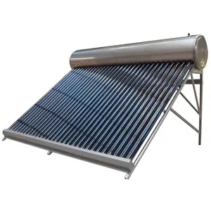 200L compact pressured passive integrated heat pipe solar water heater