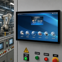 Écran industriel intégré, écran tactile, écran LCD haute définition, surveillance par ordinateur, écran de 7 pouces