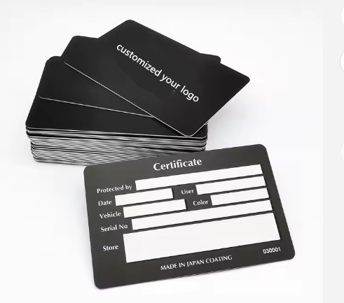 Wholesale Luxury Custom Logo Label Acrylic PVC Plastic Business Card Embossed Engraving Screen Printing Qiantak Brand Guangdong