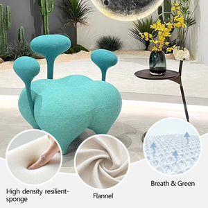 Nuevo Sillón Sofá Perezoso de Lujo Ligero, Silla Mágica con Diseño de Globo, Sofá Pequeño Creativo para Balcón con Diseño de Capullo de Doble Pétalo y Personalidad Única - Product Image 4