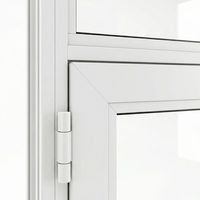 Porte à double battant chinoise moderne, durable, personnalisée, en acier inoxydable, avec verre trempé à rupture de pont thermique et étanche
