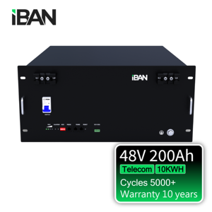 Batterie de stockage d'énergie à cycle profond personnalisée la plus vendue 48V 200Ah LiFePO4 à semi-conducteurs, durée de vie de 4000 cycles - Product Image 5