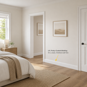 Plinthe en MDF au design <span class=keywords><strong>moderne</strong></span>, moulure en bois apprêtée pour application en villa - Product Image 6