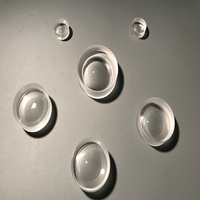 Venta al por mayor F = 15mm Material Caf2 lente esférica cóncava lente óptica para proyector