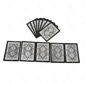310gsm cao cấ<span class=keywords><strong>p</strong></span> Đức lõi đen bạc stamping Poker thẻ giấy chơi thẻ - Product Image 3