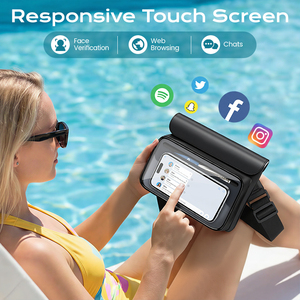 Marsupio Unisex Impermeabile Antisabbia con Tracolla per Telefono, Ideale per Crociere, Viaggi, Parchi Acquatici, Nautica e Pesca - Product Image 3