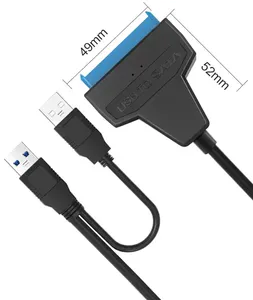 <span class=keywords><strong>2</strong></span> In 1 Usb <span class=keywords><strong>2</strong></span>.0/3.0 Naar Sata <span class=keywords><strong>2</strong></span>.5Inch 22pin Harde Schijf Driver Ssd Adapter Connector Kabel - Product Image 4