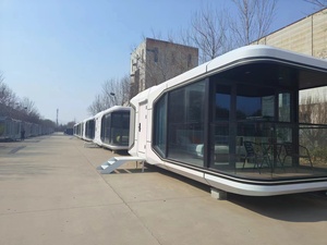 Fabrik-Direktlieferung Luxus-Vorgefertigt mit iOS <span class=keywords><strong>Amezon</strong></span> Steuerungssystem Raumkapsel Haus - Product Image 3