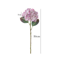 Fleur artificielle réaliste en hydrangée pour décoration de mariage, mur floral, arrangement de mariage, fleur simulée faite à la main, vente en gros