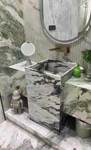 Mármol Verde Jade Frío Natural Único para Paredes Decorativas <span class=keywords><strong>de</strong></span> Villas, Encimeras <span class=keywords><strong>de</strong></span> Alta Gama, Vestíbulos <span class=keywords><strong>de</strong></span> Hoteles y Mansiones <span class=keywords><strong>de</strong></span> <span class=keywords><strong>Lujo</strong></span> - Product Image 4