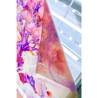 Film souple en PVC résistant aux UV, à luminosité uniforme, bannière de boîte lumineuse personnalisée, flexible, imperméable et résistante aux déchirures