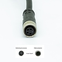 Cable de Comunicación Serial RS232/RS485 con Conector de Aviación M8 a USB2.0 de 1.8M y Conductor de Cobre