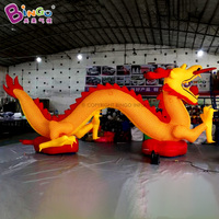 Bingo Publicité Gonflable Golden Dragon Sph Personnalisé Gonflable Chinois Dragon Ballon Géant Gonflable Dragon pour la Décoration
