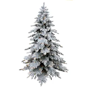 Offre Spéciale Floqué Arbres De Noël De Luxe Fantaisie Pvc Arbres De Noël Ignifuge En Plastique Arbre De Noël pour Décorations - Product Image 2