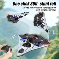 Avion RC en mousse EPP, hélicoptère à 360 degrés, avion de chasse avec lumière, planeur RC, avion RC acrobatique, jouets d'avion RC