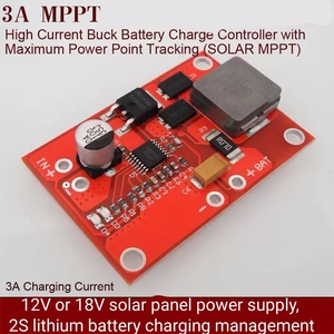 Cn3722 3A MPPT năng lượng mặt trời bảng điều khiển Điều khiển 7.4V 8.4V 12V 2S 3S Lithium Li-ion lithium sạc Pin điều khiển mô-đun sạc - Product Image 5