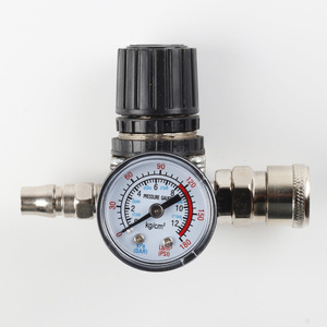 Régulateur d'air pour compresseur, manomètre en acier allié 140 Psi avec raccord rapide pour accessoires de compresseur d'air - Product Image 3