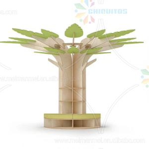 Libreria Contemporanea a Forma di Albero Chiquitos, Arredamento per Area Lettura, Scuola Materna, Scuola, Supermercato, Hotel, Libreria - Product Image 5
