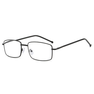 Kim loại vuông khung độ nét cao Phụ nữ đàn ông unisex lão thị anit ánh sáng màu xanh blcking kính mắt kính đọc sách - Product Image 3