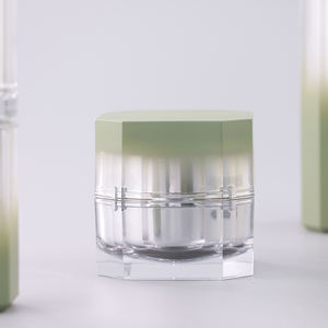 Juego de Envases Cosméticos de Lujo de 15 ml, 30 ml, 50 ml, 30 g, 50 g, Botella Cuadrada de Acrílico para Crema y Tarro de Acrílico para Suero para el Cuidado de la Piel - Product Image 5