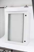 Boîtier électrique étanche IP66 en fibre de verre CE, armoire électrique FRP GRP SMC, boîte de jonction avec plaque de montage