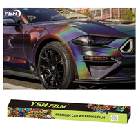 En gros Minuit Pvc 3m champagne Produits D'emballage Adhésif Mat Chaîne Perle Wrap Voiture Films Rouleau pour Minivan