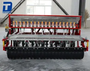 240cm Breite Fabrik preis 16 Reihen Weizen pflanzer 80 PS Sä maschine Dünger streuer