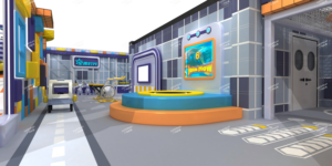 Aire de jeux intérieure pour enfants avec trampoline, toboggan et mur d'escalade, design unique et ludique, fabrication directe en usine, personnalisable sur le thème de <span class=keywords><strong>Mario</strong></span> - Product Image 6
