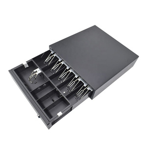 Caja Registradora 405B de Cinco Compartimentos y Tres Niveles, Caja Registradora para Supermercado con Cerradura, Puede Usarse de Forma Independiente - Product Image 6