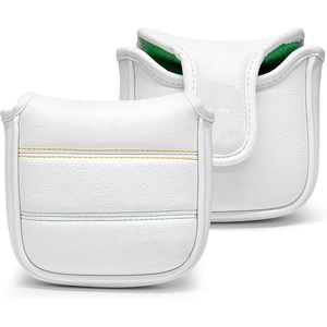 Housse de protection pour têtes de clubs de golf, 5 pièces, blanche, simple, imperméable, en cuir PU, pour usage sportif extérieur, transfrontalière - Product Image 5