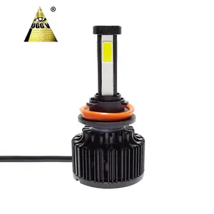 LED-Scheinwerfer für Fahrräder 4-seitige 360 H48V LED H3 H7 12V Universal auto COB 80W CE IP67 Zertifiziert mit Modellen H3 H8