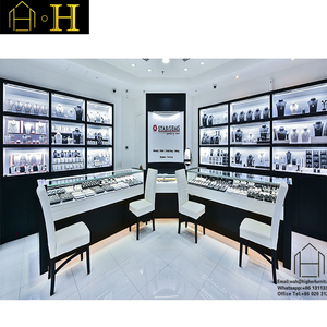 Kính hiển thị đồ trang sức trường hợp đồ trang sức bằng gỗ Showcase cho đồ trang sức đảo cửa hàng - Product Image 2