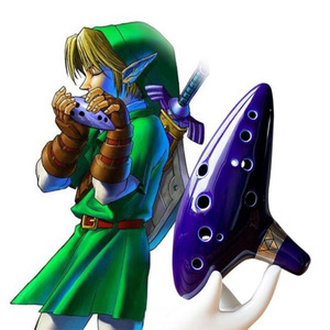 Légende de Zelda Ocarina du temps 12 trous, céramique Zelda Ocarina - Product Image 4