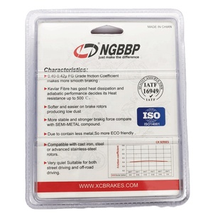 Vendita calda parti del motociclo pastiglie dei freni a disco in fibra di carbonio FA261 per HONDA FJS 600 <span class=keywords><strong>Silverwing</strong></span> NT 700 cognac XL 1000 tek VFR - Product Image 6