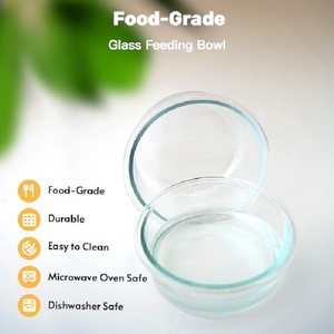 Bols portables écologiques surélevés pour chats, 15 bols inclinés pour aliments, comprenant 3 bols <span class=keywords><strong>en</strong></span> <span class=keywords><strong>verre</strong></span>, plateau <span class=keywords><strong>en</strong></span> bambou, support <span class=keywords><strong>en</strong></span> bambou pour chats et chiots - Product Image 3